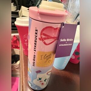 GIVEAWAY❣️ ALL INCLUSIVE Starbucks Sofie Birkin Pink and Blue Tumbler❣️